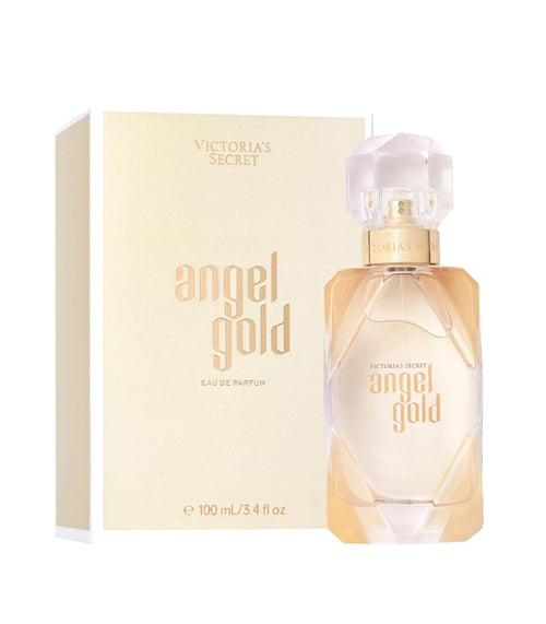 Victoria's Secret Angel Gold Eau de Parfum – Duftnoten von spritziger Bergamotte, Gardenie und Moschus – Damenparfüm (100 ml)