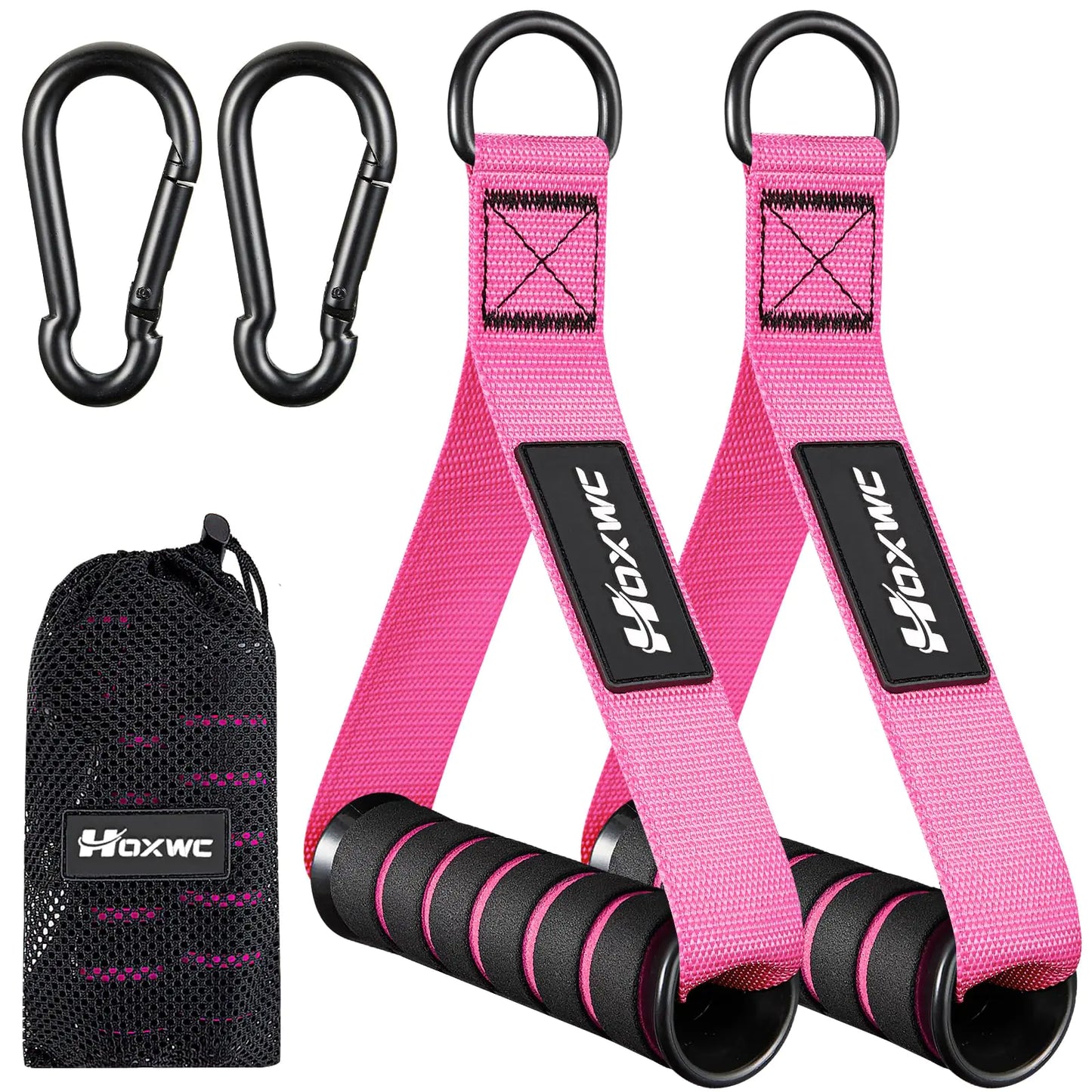 Gym Exercise Handles Replacement Fitness Equipment for Strength Trainer Heavy Duty Cable Machine Handles for Pulleys Gym Equipment Resistance Bands Home Gym Add On Equipment