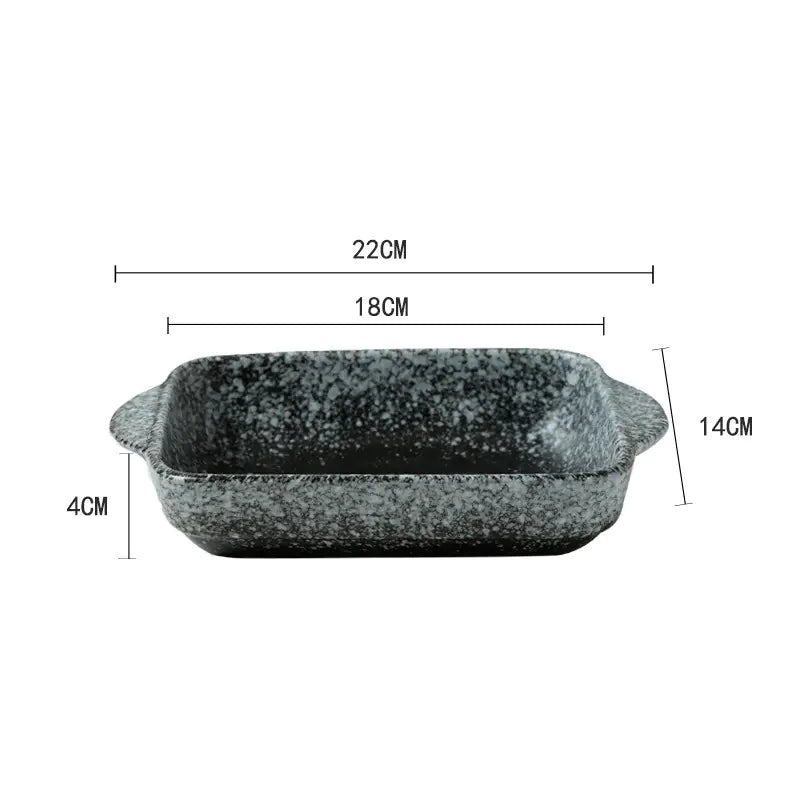 Creative Ceramic Baking Bowl for Microwave Use