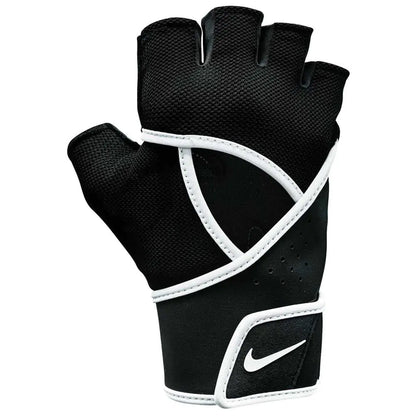 Mănuși de fitness NIKE pentru femei, culoare alb-negru, mărime M
