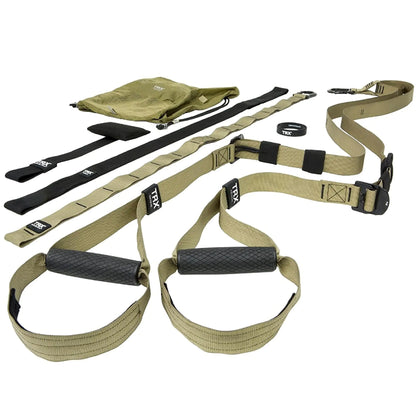 TRX Tactical Gym Suspension Trainer Heimfitness-Set Fitnesstraining speziell für Militärveteranen Heimfitnesssystem mit Trainingsgurten