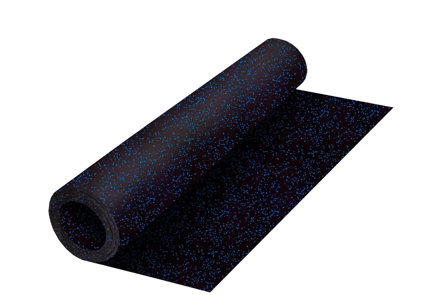 Genaflex Gummi-Fitnessstudio-Bodenmatte - 8 mm dick - Strapazierfähige, gewerbliche Schutzmatte für Fitnessstudios (Rolle 4 x 6, 15 % hellblau)
