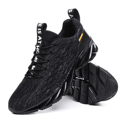 Fish Scale Blade Sneakers - Flyknit Gym Shoes