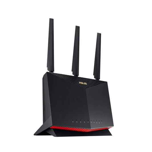 ASUS RT-AX86U Pro (AX5700) Dual Band WiFi 6 Extendable Gaming Router 2.5G Port Gaming Port Mobile Game Mode Port Forwarding Subscription-free Network Security VPN AiMesh Compatible