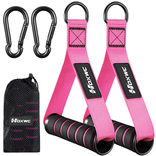 Gym Exercise Handles Replacement Fitness Equipment for Strength Trainer Heavy Duty Cable Machine Handles for Pulleys Gym Equipment Resistance Bands Home Gym Add On Equipment