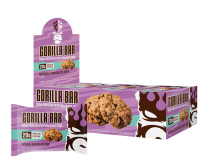 Batoane proteice Gorilla Mind (fulgi de ovăz cu ciocolată) - 20g baton proteic de înaltă performanță/gust și textură incredibile/accent pe izolat proteic din zer