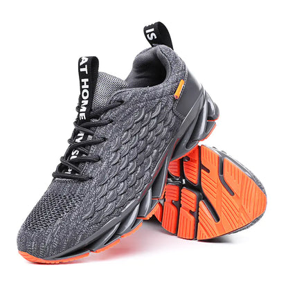 Fish Scale Blade Sneakers - Flyknit Gym Shoes