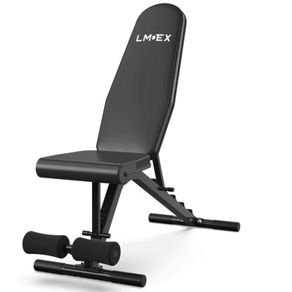 LMDEX Hantelbank, 90 Grad aufrecht, für Heimfitnessstudio, Ganzkörpertraining