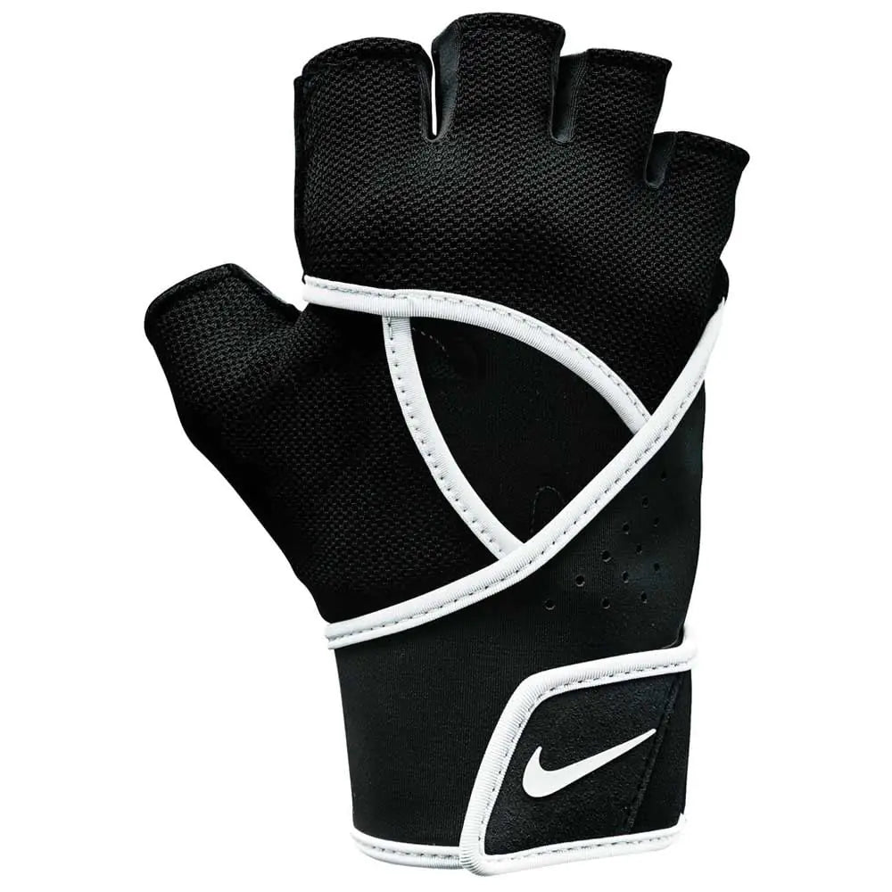Mănuși de fitness NIKE pentru femei, culoare alb-negru, mărime M