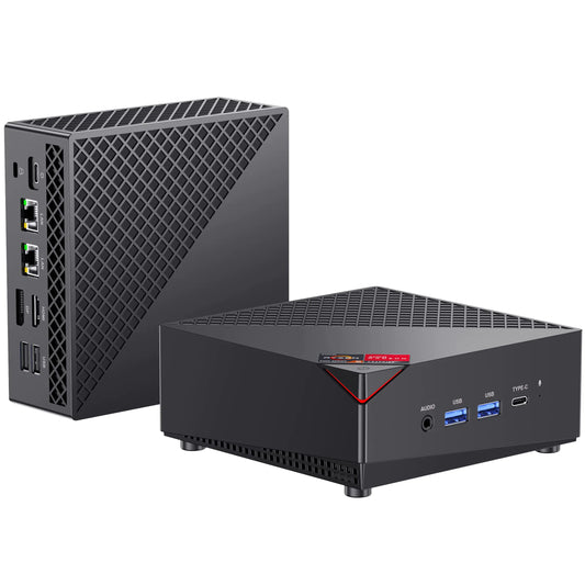 ACEMAGICIAN Mini Gaming PC AMD Ryzen 7 5700U Dual Channel Mini PC 32GB DDR4 512GB SSD Mini Desktop Computers Support 4K@60Hz Triple Display/WiFi6/BT5.2/Gaming/Office/Home